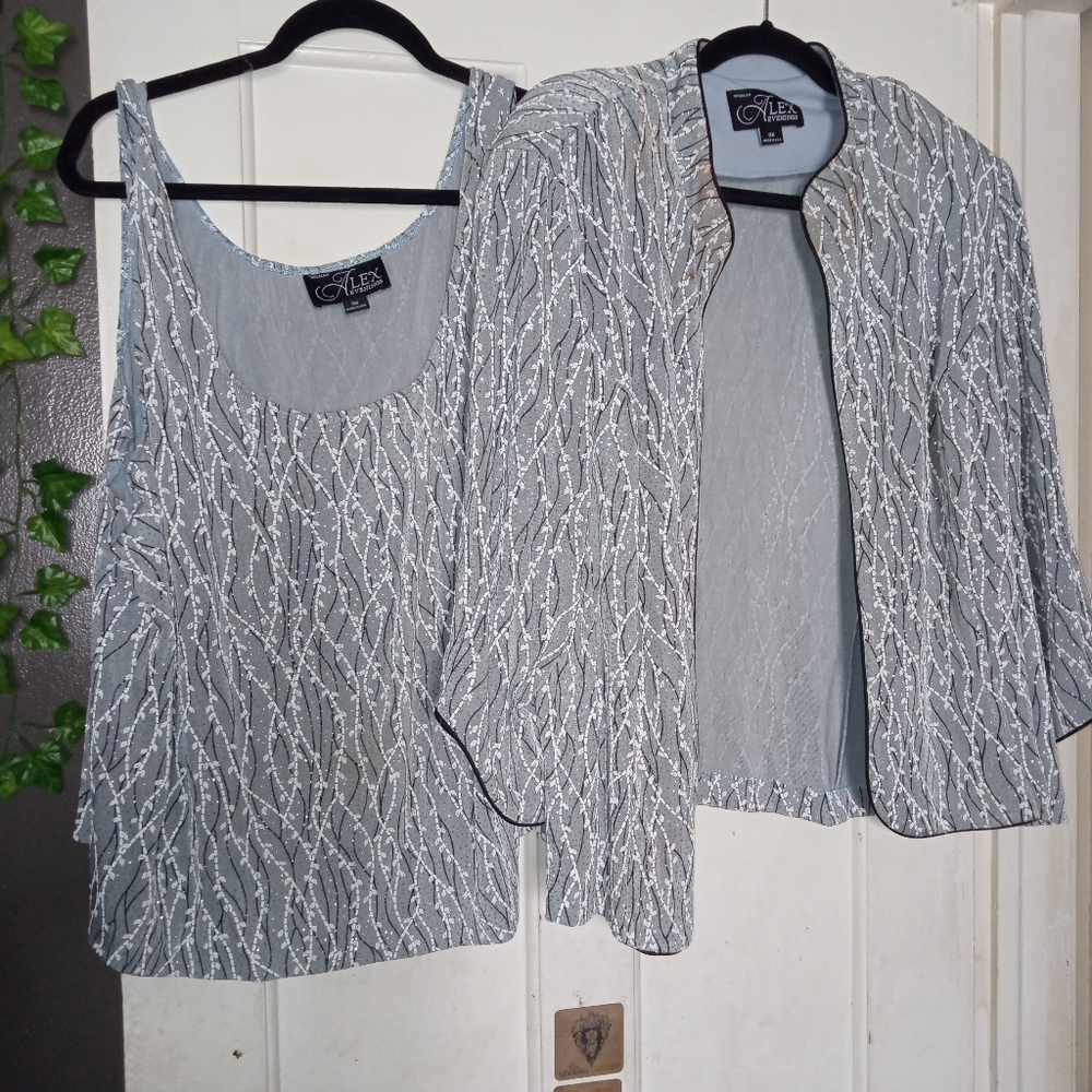 3x blazer with matching top